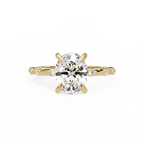 IGI Certified - 2.5 Ct. Lab Grown Diamond (VS/E-F) The Petite Floating Oval Ring