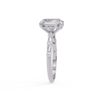 IGI Certified - 2.5 Ct. Lab Grown Diamond (VS/E-F) The Petite Floating Oval Ring