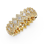 IGI Certified - 1 Ct. Lab Grown Diamond (VS/E-F) The Ring Of Stairway to Heaven Ring