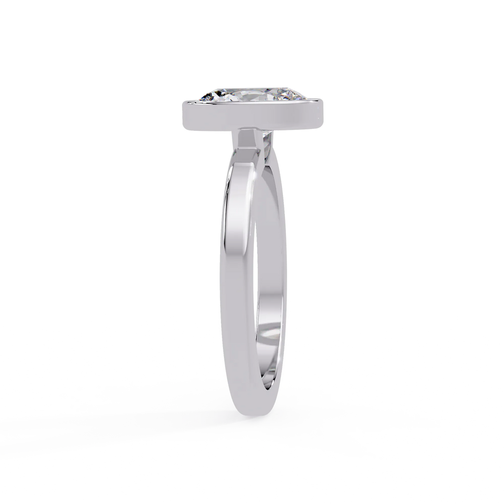 IGI Certified - 1 Ct. Lab Grown Diamond (VS/E-F) The Aurelia Oval (Aurelia means "golden") Ring