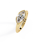 IGI Certified - 1.5 Ct. Lab Grown Diamond (VS/E-F) The Zenith Marquise Half-Bezel