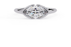 IGI Certified - 1.5 Ct. Lab Grown Diamond (VS/E-F) The Zenith Marquise Half-Bezel