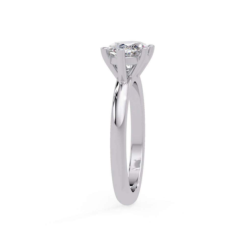 IGI Certified - 1.5 Ct. Lab Grown Diamond (VS/E-F) The Signature Marquise Yellow Gold Engagement Ring