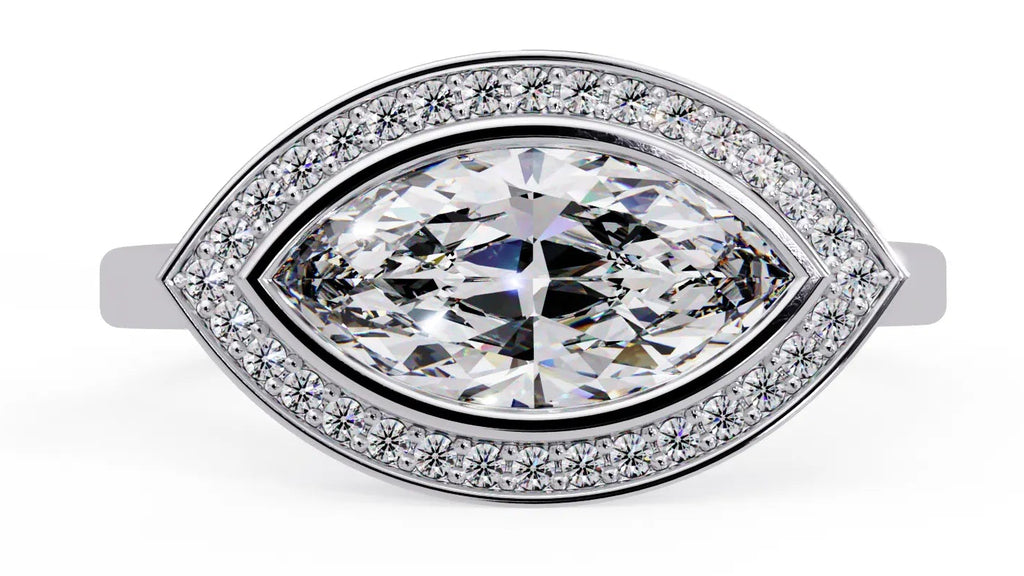 IGI Certified - 1.5 Ct. Lab Grown Diamond (VS/E-F) Modern Heirloom Marquise Ring