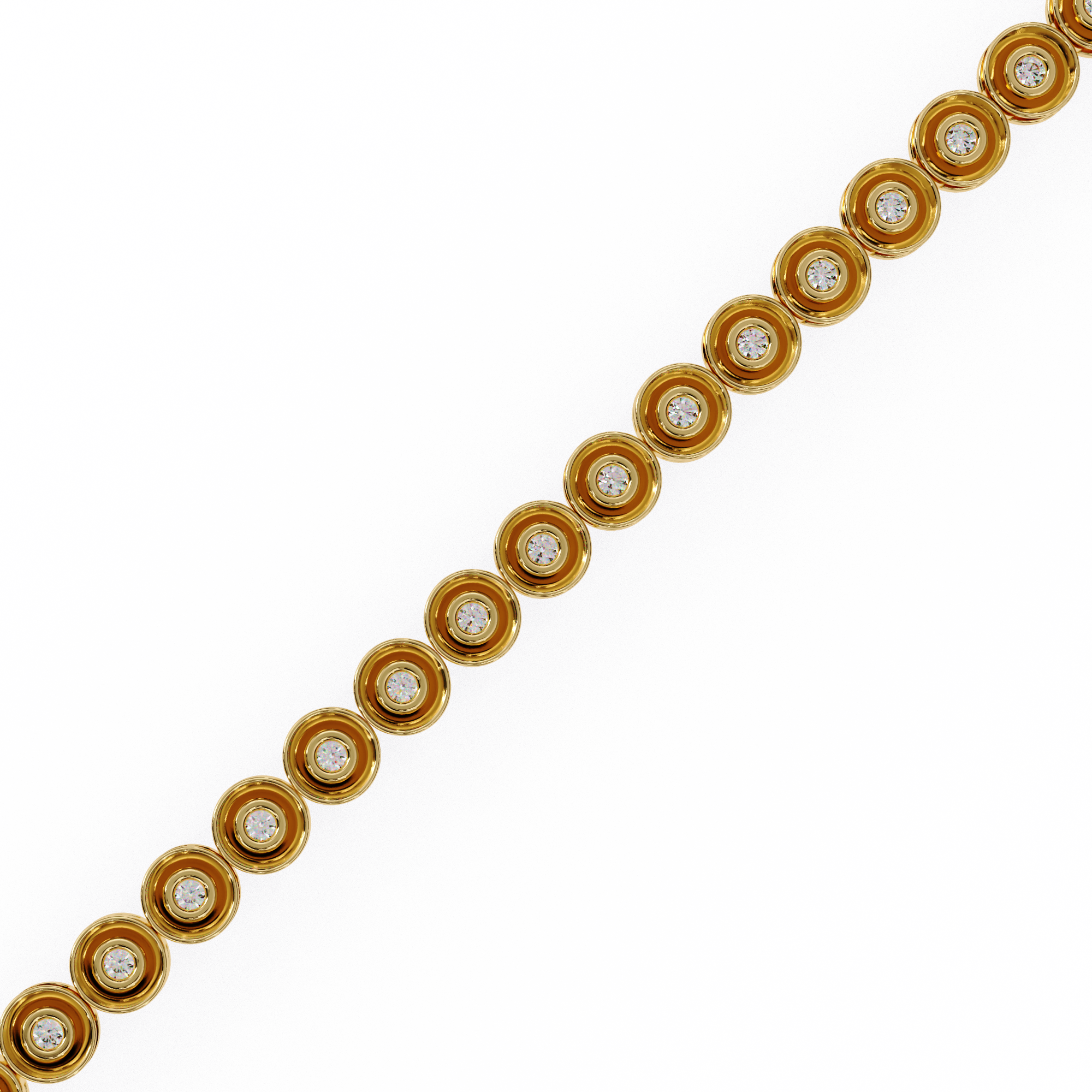 IGI Certified - 1/2 Ct. Lab Grown Diamond (VS/E-F) Pear & Round Diamond Bypass Bangle Bracelet