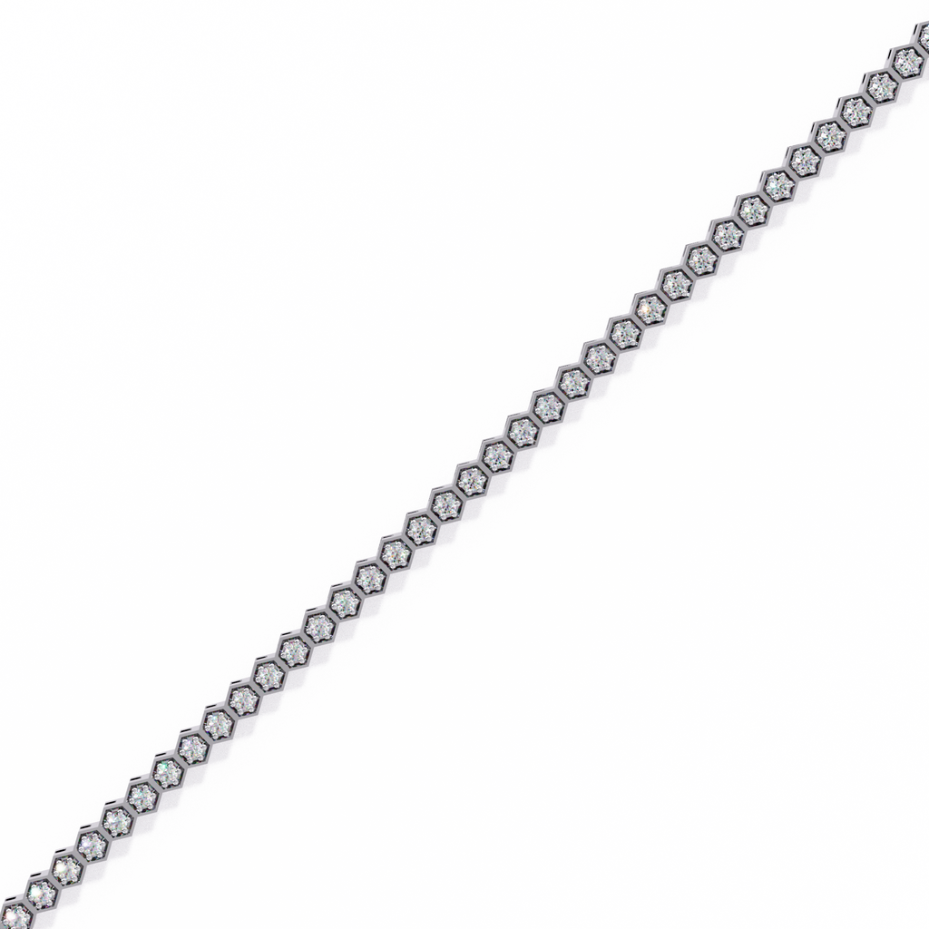 IGI Certified - 1 Ct. Lab Grown Diamond (VS/E-F) Tennis Bracelet