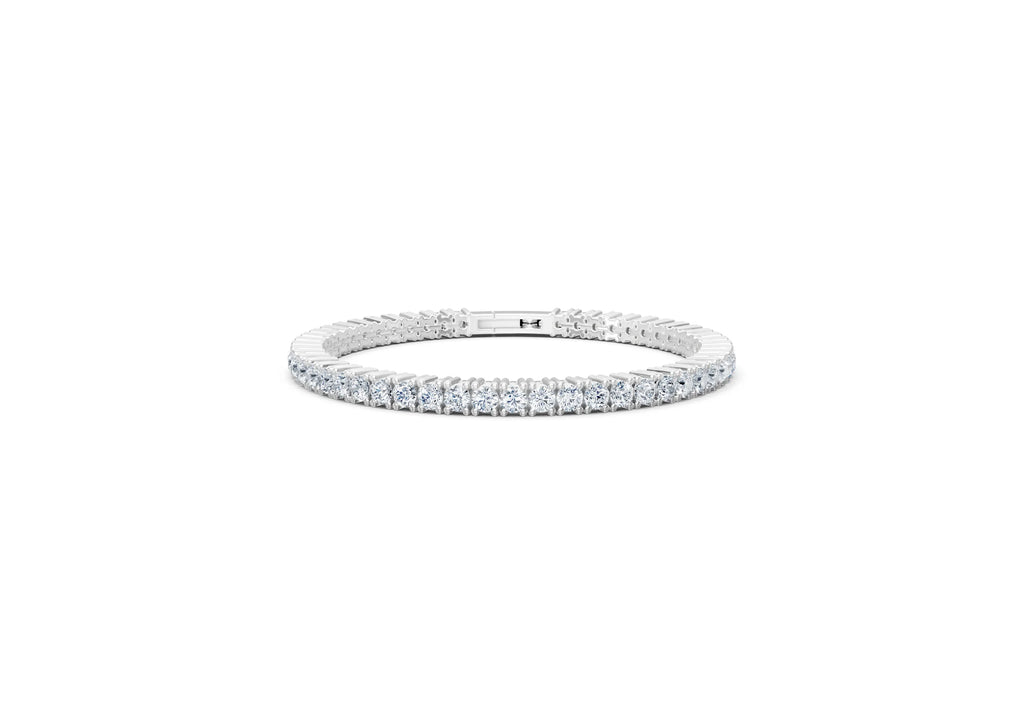 IGI Certified - 5.65 Ct. Lab Grown Diamond (VS/E-F) Tennis Bracelet (7.5 Inch) - 925 Sterling Silver