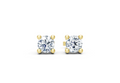1 Carat Lab Grown Diamond Solitaire Earrings, IGI Certified