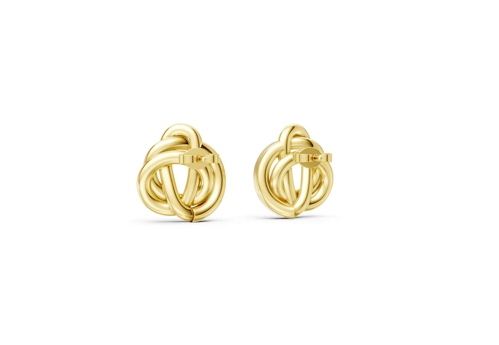 0.50 Carat Lab Grown Diamond Knot Earrings