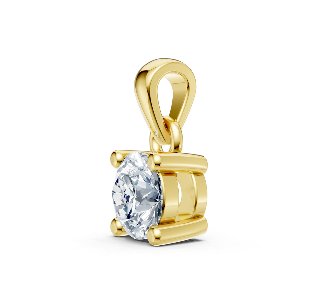 Lab Grown Diamond Solitaire Pendant – 5.00 mm (0.52 ct)