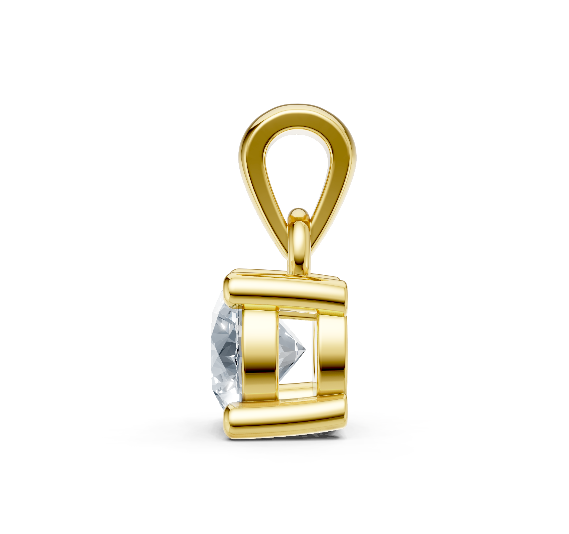 Lab Grown Diamond Solitaire Pendant – 5.00 mm (0.52 ct)