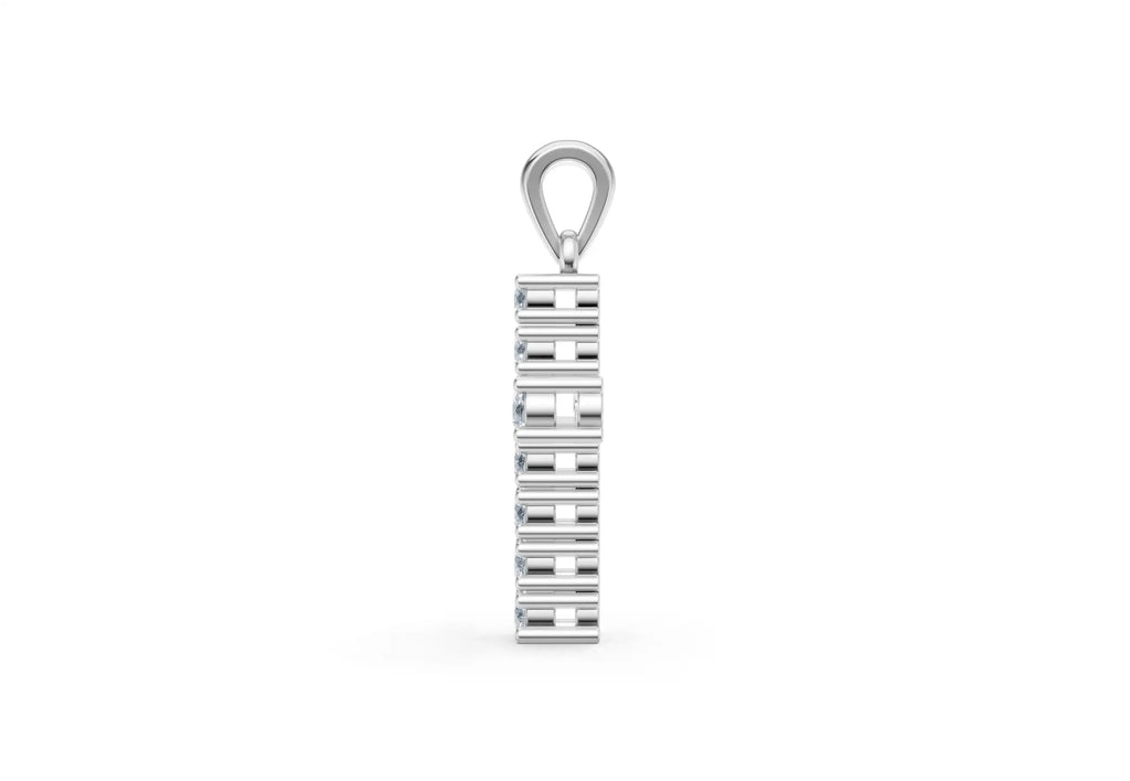 0.55 Carat Lab Grown Diamond Cross Pendant