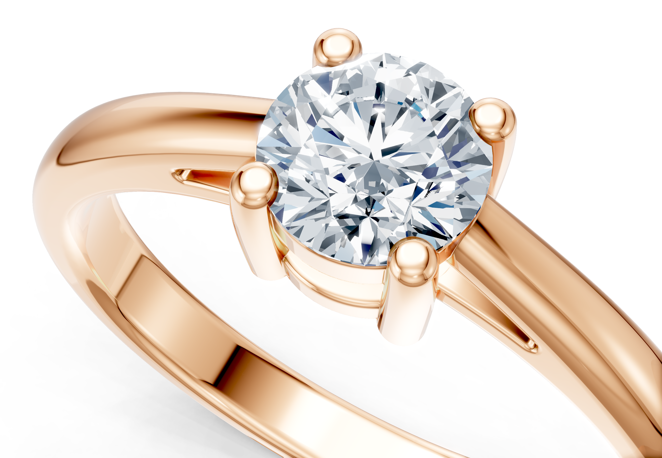 IGI Certified - 1 Ct.Lab Grown Diamond (VS/E-F) Oval Solitaire Ring - 925 Sterling Silver