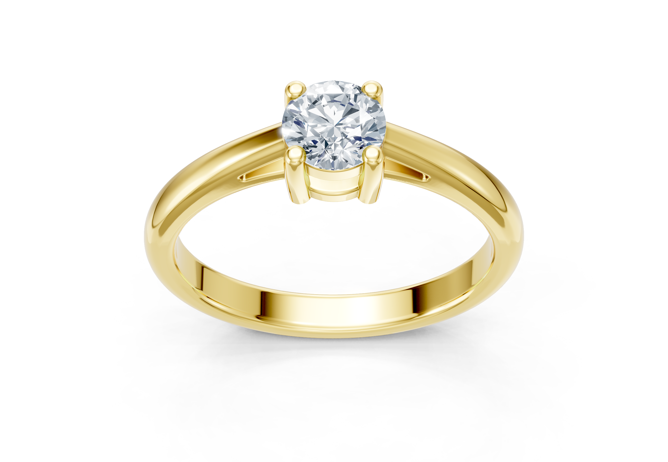 IGI Certified - 1 Ct.Lab Grown Diamond (VS/E-F) Oval Solitaire Ring - 925 Sterling Silver