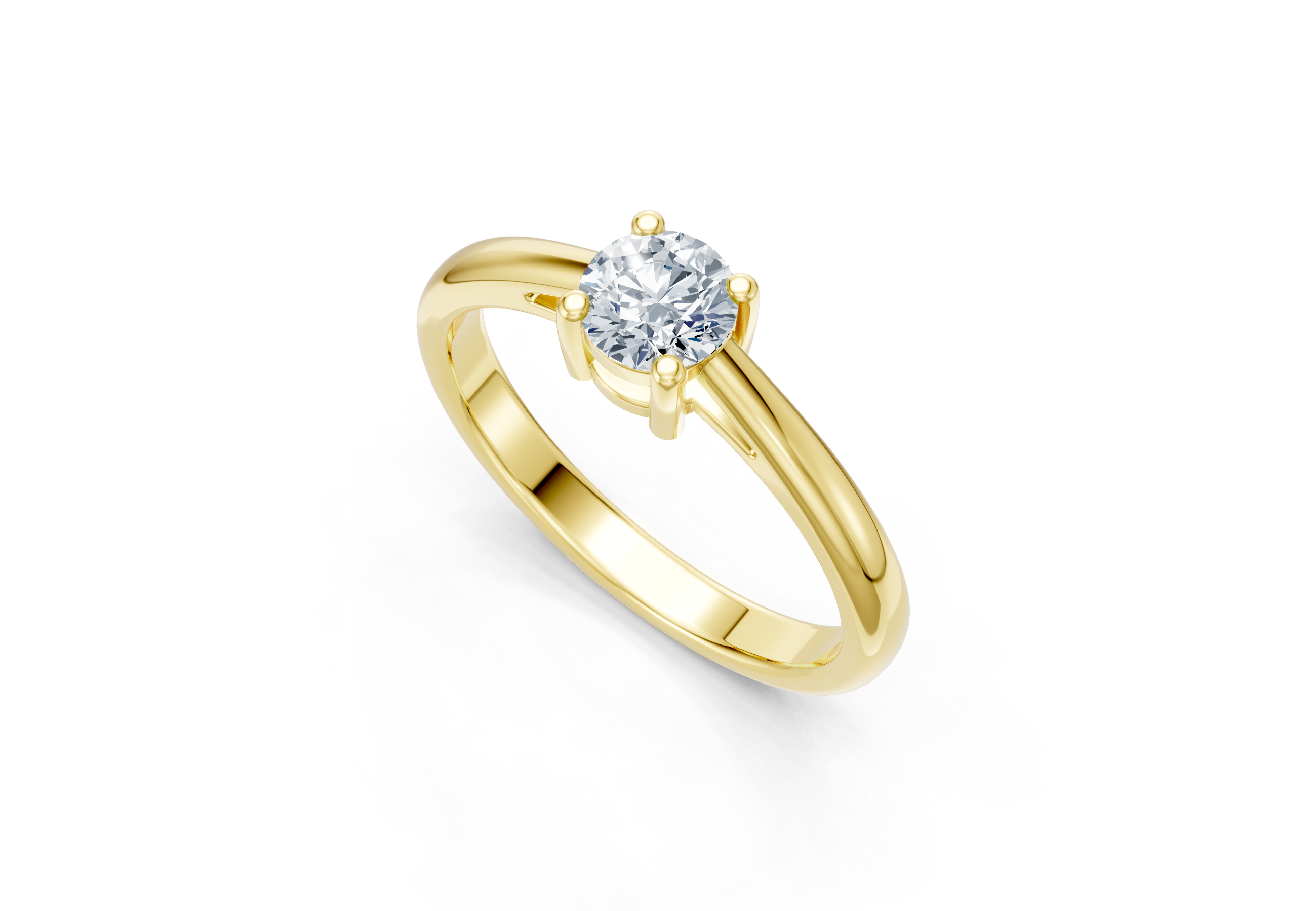 IGI Certified - 1 Ct.Lab Grown Diamond (VS/E-F) Oval Solitaire Ring - 925 Sterling Silver