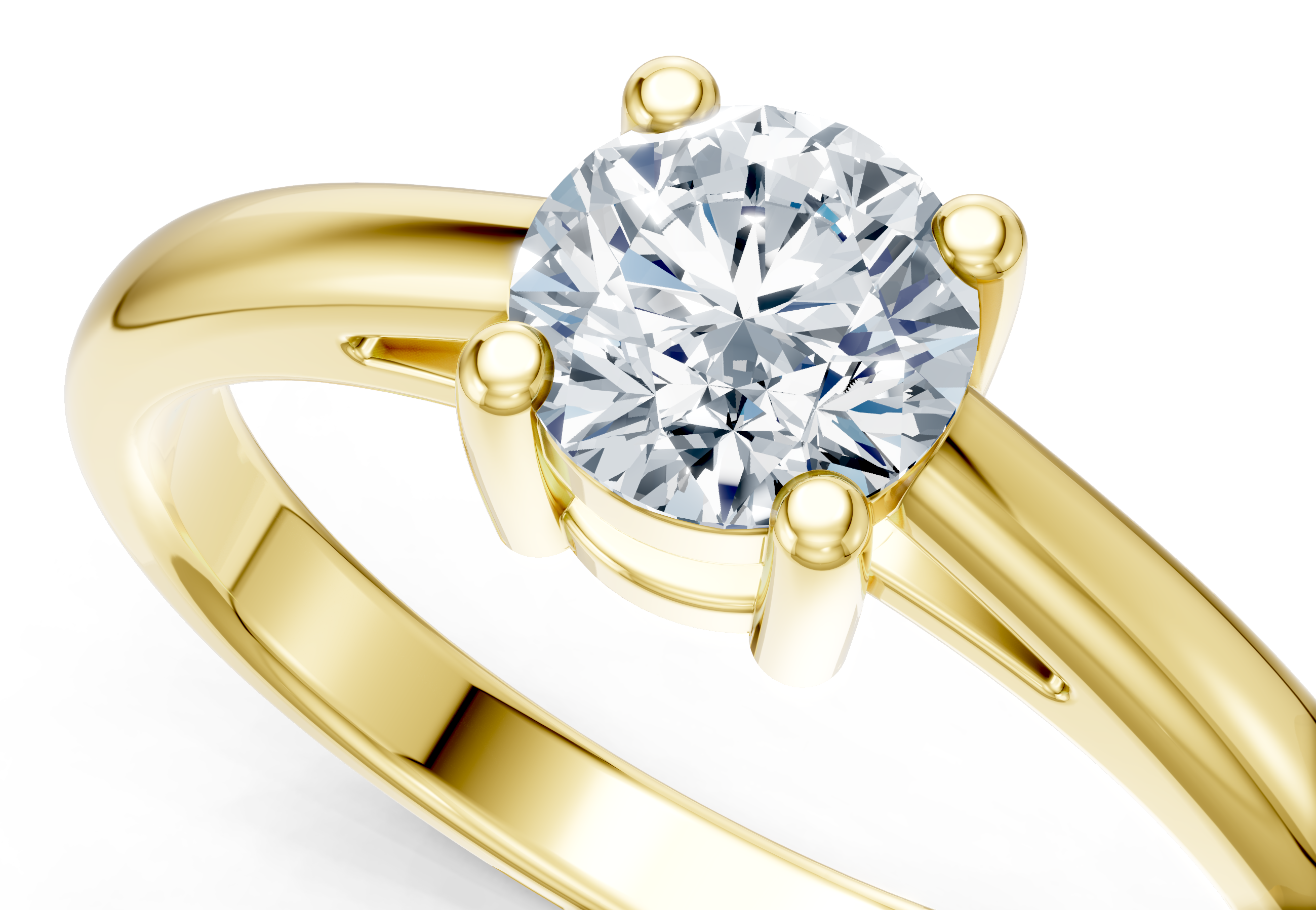 IGI Certified - 1 Ct.Lab Grown Diamond (VS/E-F) Oval Solitaire Ring - 925 Sterling Silver