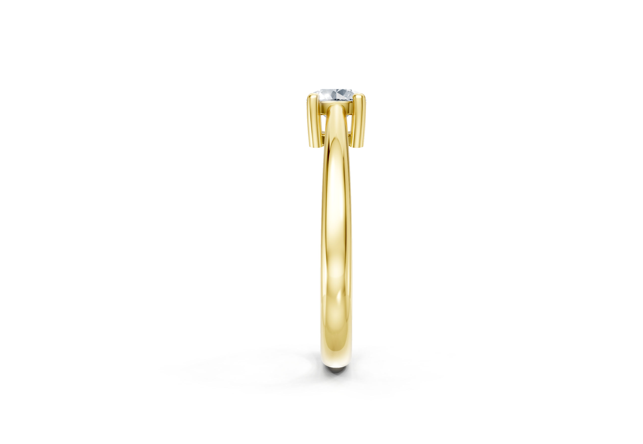 IGI Certified - 1 Ct.Lab Grown Diamond (VS/E-F) Oval Solitaire Ring - 925 Sterling Silver