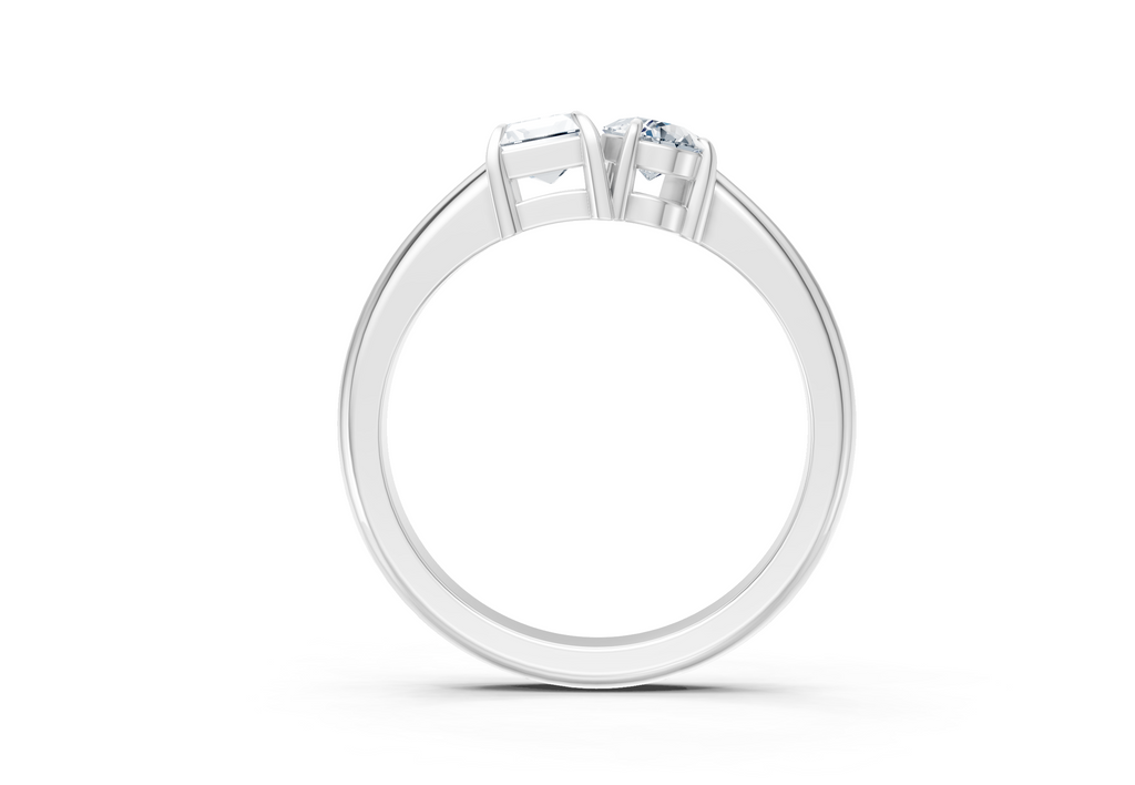 1 Carat Lab Grown Diamond Toi et Moi Ring