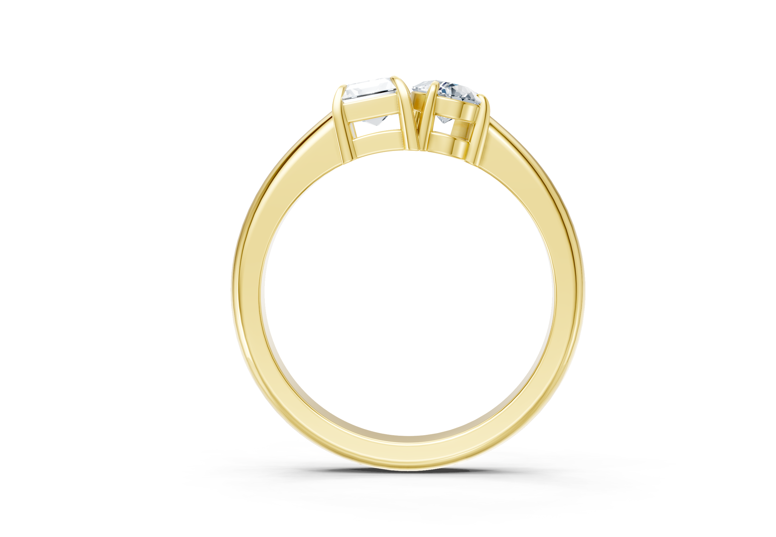 1 Carat Lab Grown Diamond Toi et Moi Ring
