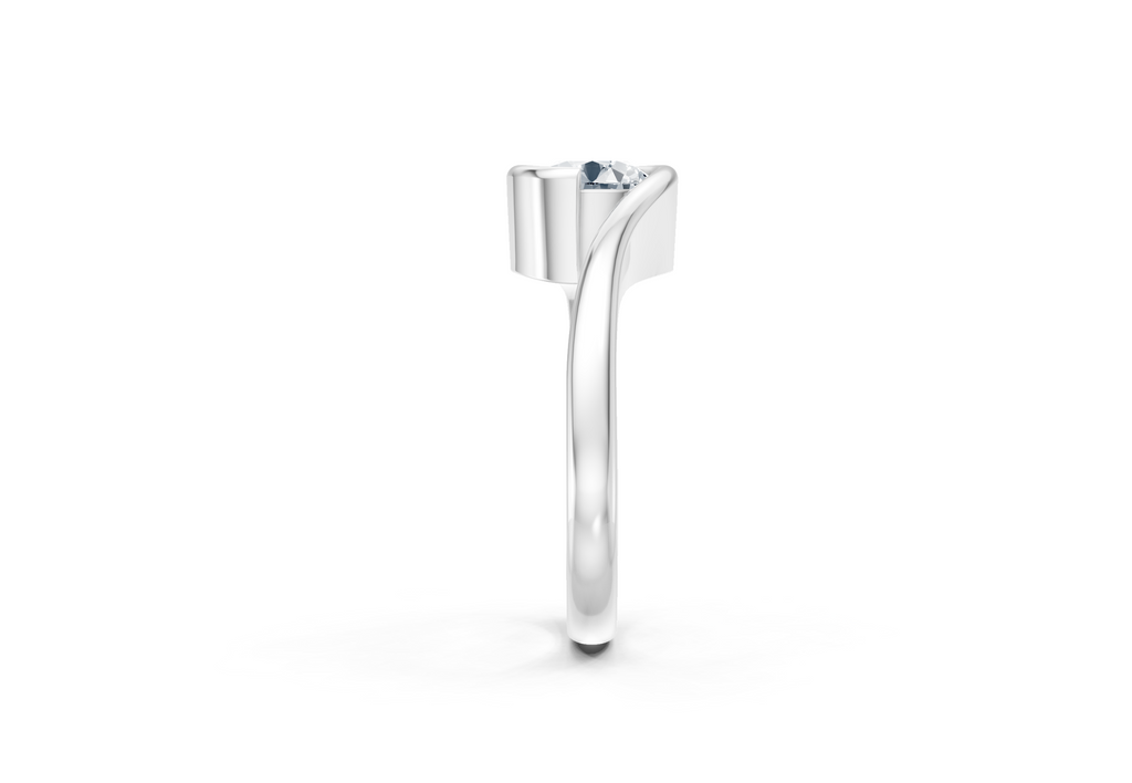 1 Carat Lab Grown Diamond Crossover Ring