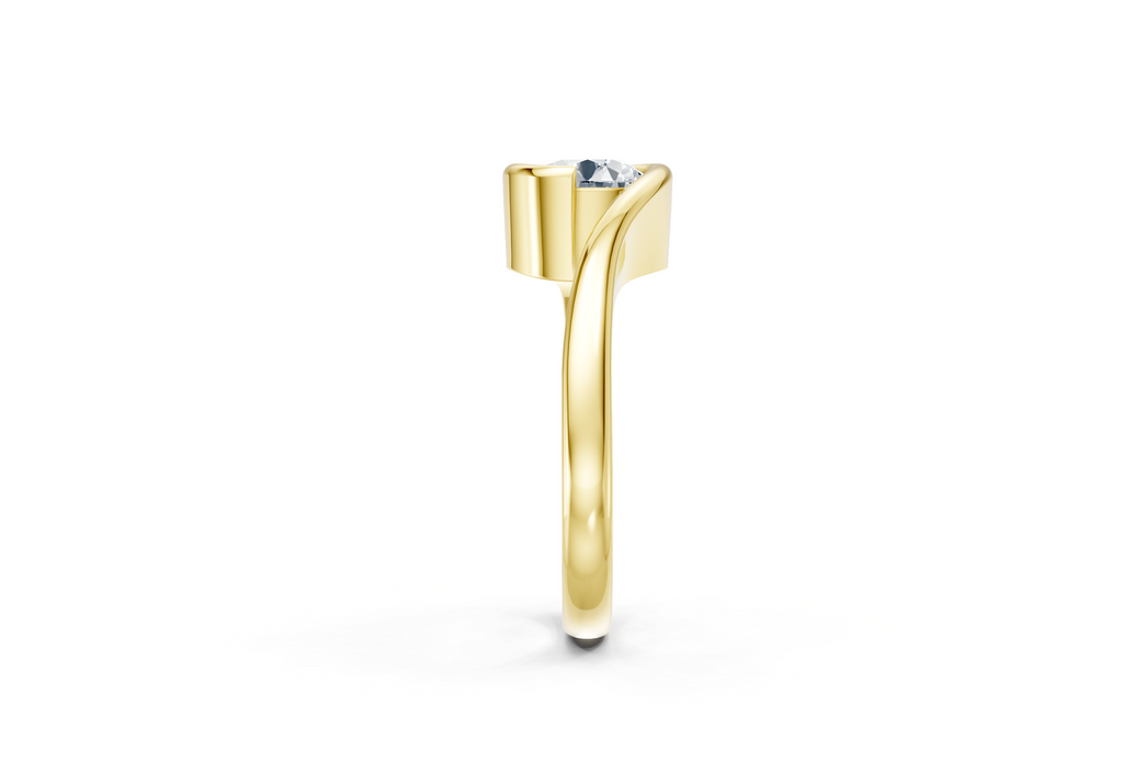 1 Carat Lab Grown Diamond Crossover Ring