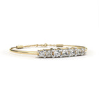 IGI Certified - 2 Ct. Lab Grown Diamond (VS/E-F) Hexagon-Cut Diamond Eternity Band Bracelet