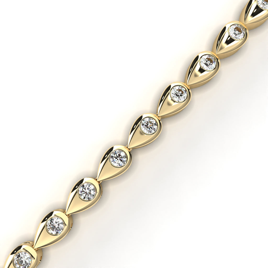 IGI Certified - 4.5 Ct. Lab Grown Diamond (VS/E-F) Full Eternity Round Diamond Tennis Bracelet