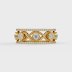 IGI Certified - 1.5 Ct. Lab Grown Diamond (VS/E-F) The Empress Lattice Ring