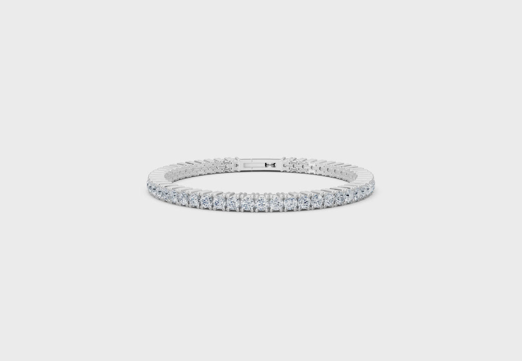 IGI Certified - 5.65 Ct. Lab Grown Diamond (VS/E-F) Tennis Bracelet (7.5 Inch) - 925 Sterling Silver