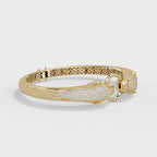 IGI Certified - 3.5 Ct. Lab Grown Diamond (VS/E-F) The Wild Aura Bangle Bracelet