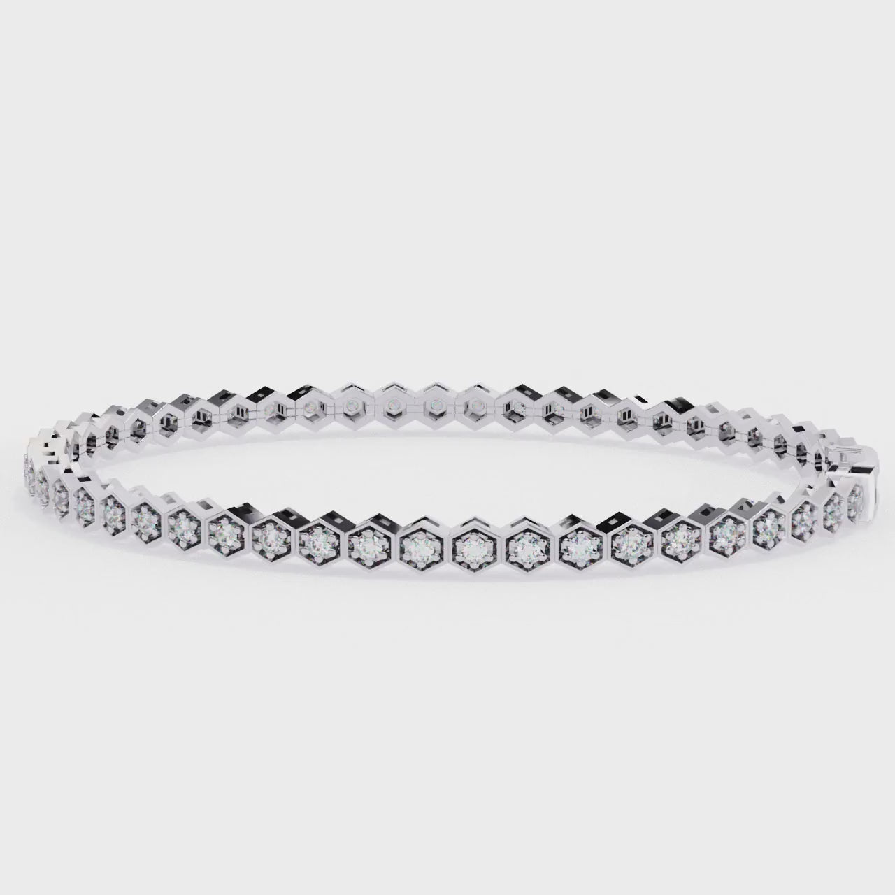 IGI Certified - 1 Ct. Lab Grown Diamond (VS/E-F) Tennis Bracelet