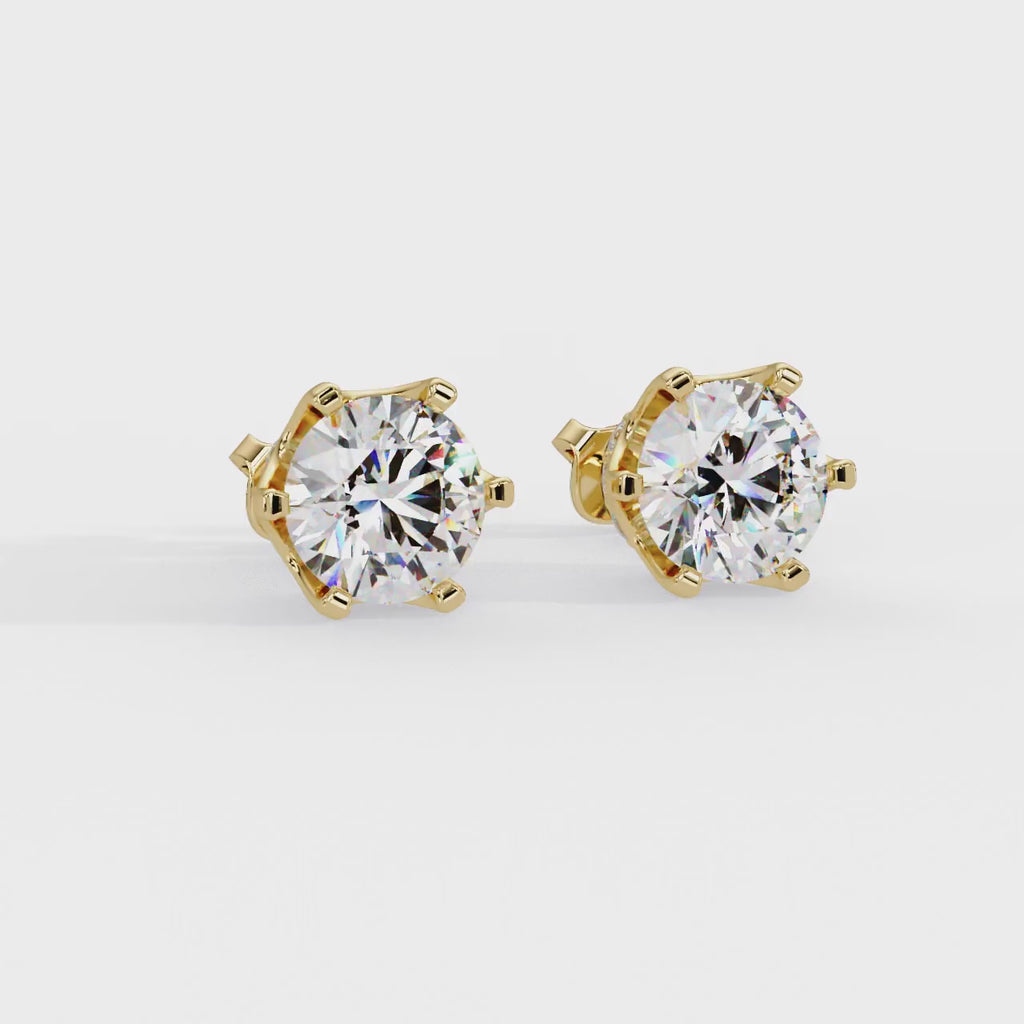 IGI Certified- 1.75 Ct. Lab Grown Diamond (VS/E-F) Solitaire Earring