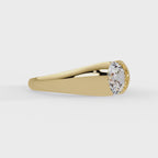 IGI Certified - 1 Ct. Lab Grown Diamond (VS/E-F) The "Eclipse" Bold Solitaire Ring