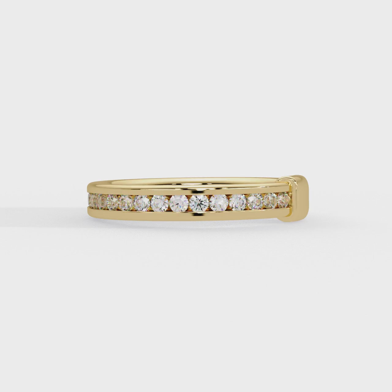 IGI Certified - 0.75 Ct. Lab Grown Diamond (VS/E-F) The "Infinity Nexus" Diamond Band Ring