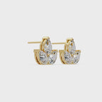 IGI Certified- 3.00 Ct Lab Grown Diamond (VS/E-F) Lotus Earrings