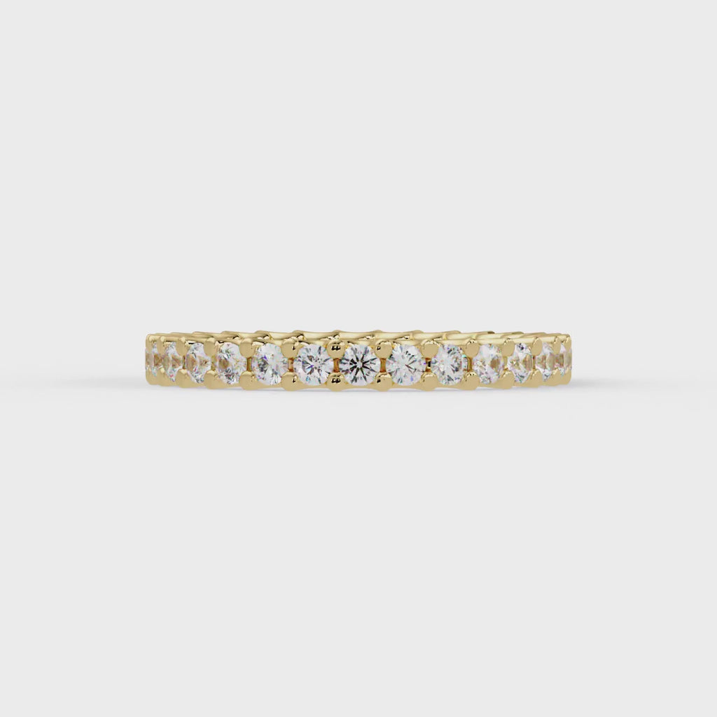 IGI Certified - 1/2 Ct. Lab Grown Diamond (VS/E-F) Eternity Band Ring