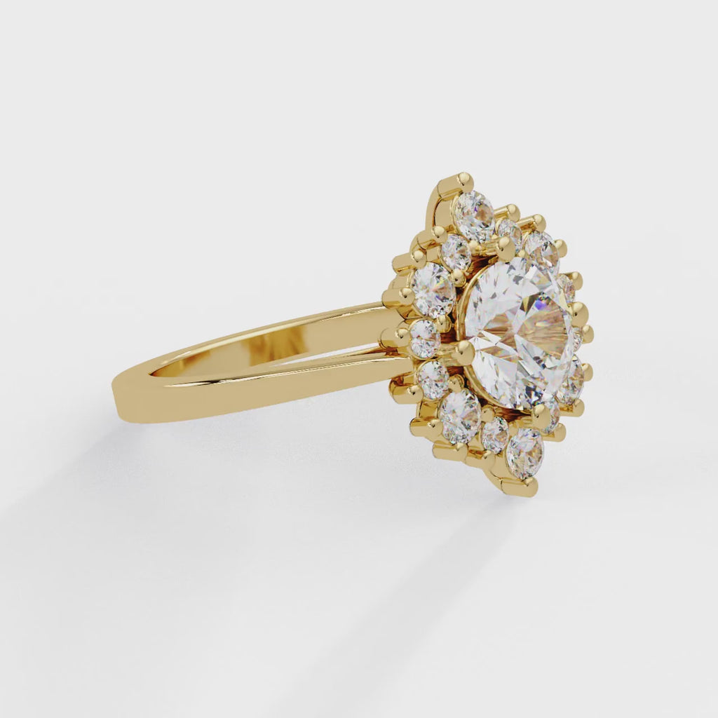 IGI Certified - 1.75 Ct. Lab Grown Diamond (VS/E-F) The Victorian Era Ring